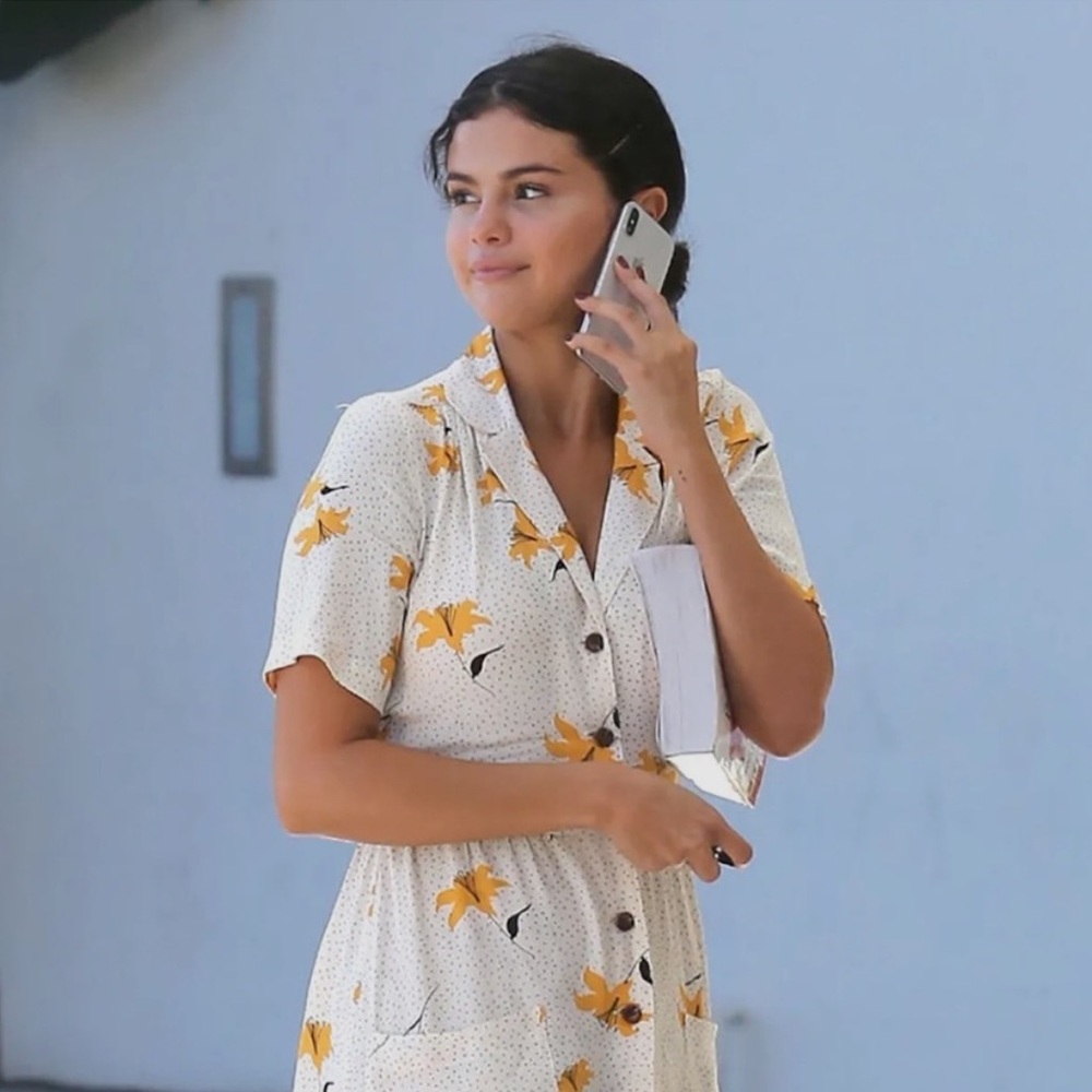 UO Floral Button-Down Dress